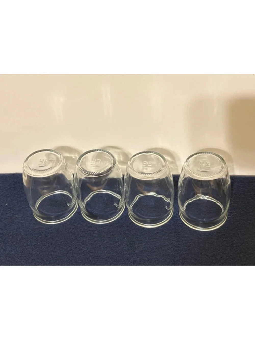 Set of 4 Small Mini Dessert Glass Jars, 3